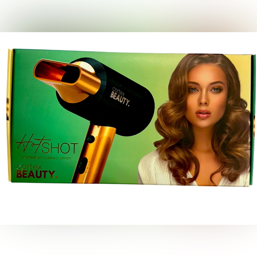 Cortex Beauty Green Hot Shot Lightweight Compact Dryer New in Box Never Opened